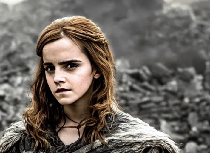 Image similar to emma watson as hermione granger in game of thrones