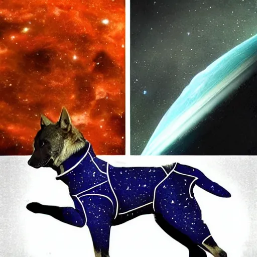 Image similar to “ space dog ”