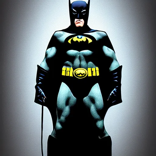 Prompt: photograph of c'thulhu dressed as batman, realistic, detailed