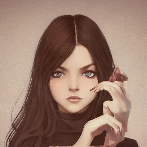 Image similar to a portrait of a beautiful depressive, art by ilya kuvshinov and wlop and artgerm and josan gonzalez, magda torres gurza, digital art, highly detailed, intricate, sharp focus, trending on artstation hq, deviantart, pinterest, unreal engine 5, 4 k uhd image