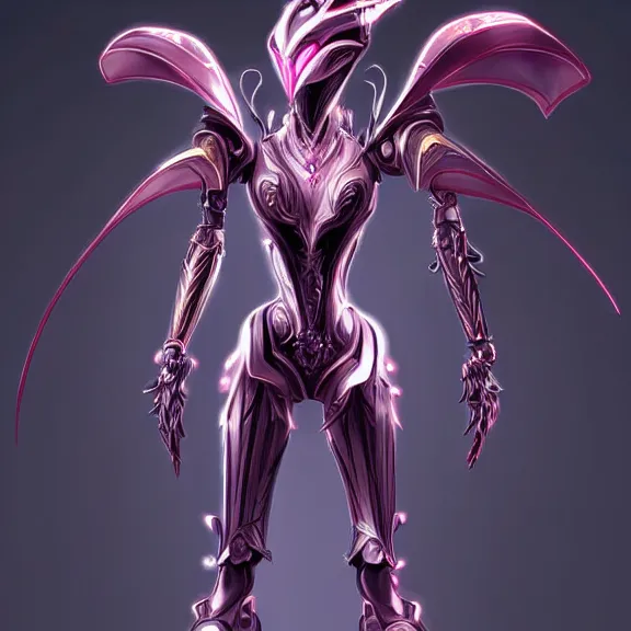 Prompt: highly detailed exquisite fanart, of a beautiful female warframe, but as an anthropomorphic robot dragon, shiny silver armor engraved, Fuchsia skin beneath the armor, elegant pose, close-up shot, streamline design, full body shot, epic cinematic shot, long elegant tail behind, sharp claws, robot dragon hands and feet, professional digital art, high end digital art, singular, realistic, DeviantArt, artstation, Furaffinity, 8k HD render