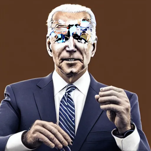 Prompt: joe biden building a PC, photo, 4k photoshop render