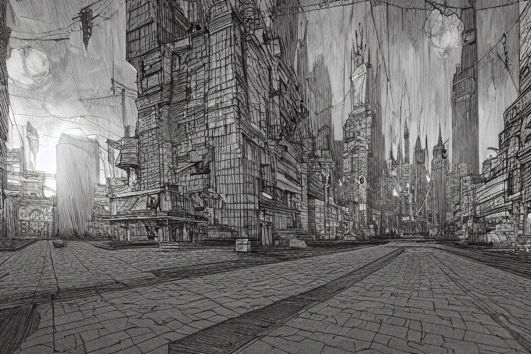 Free Course: How to Draw a City in 2 Point Perspective - Sketchbook Pro -  Narrated by Robert Marzullo from Robert Marzullo | Class Central