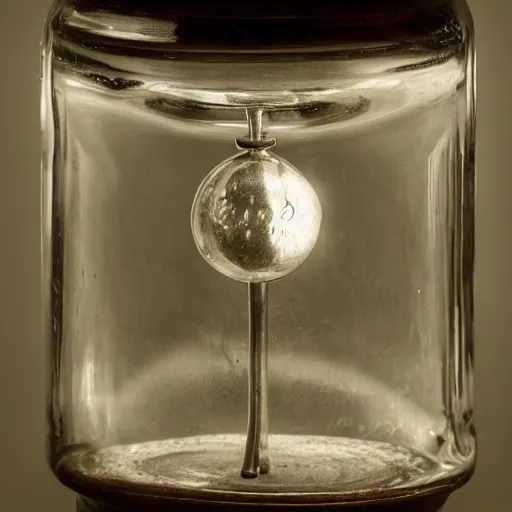 Image similar to a beautifully lit, award winning photo of a specimen bell jar from a cabinet of curiosities