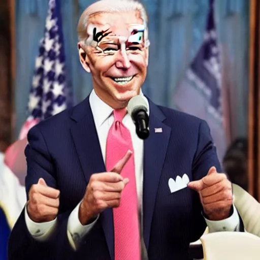 Image similar to joe biden as an anime protagonist