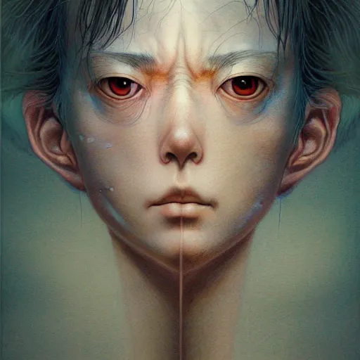 Image similar to prompt : 3 d render hyper real majestic soft light dramatic light portrait painted in miyazaki color style drawn by katsuhiro otomo and takato yamamoto, inspired by fables, china doll face, smooth face feature, intricate oil painting, high detail, sharp high detail, manga and anime 2 0 0 0