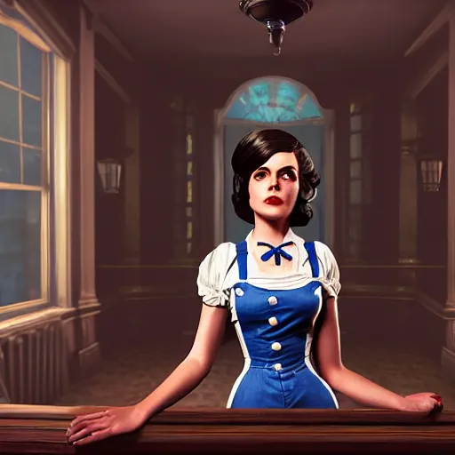 The characters from the game Bioshock Infinite in real, Stable Diffusion