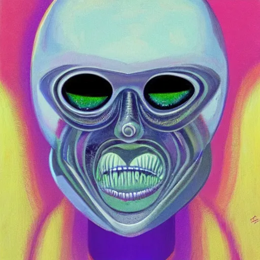 Image similar to alien by wayne thiebaud