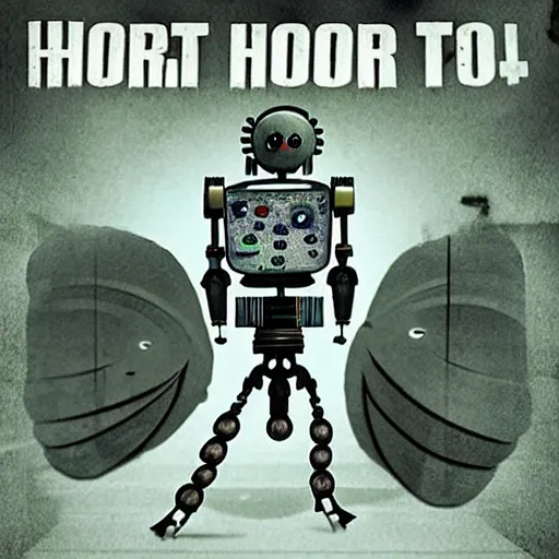 Image similar to horror movie robot