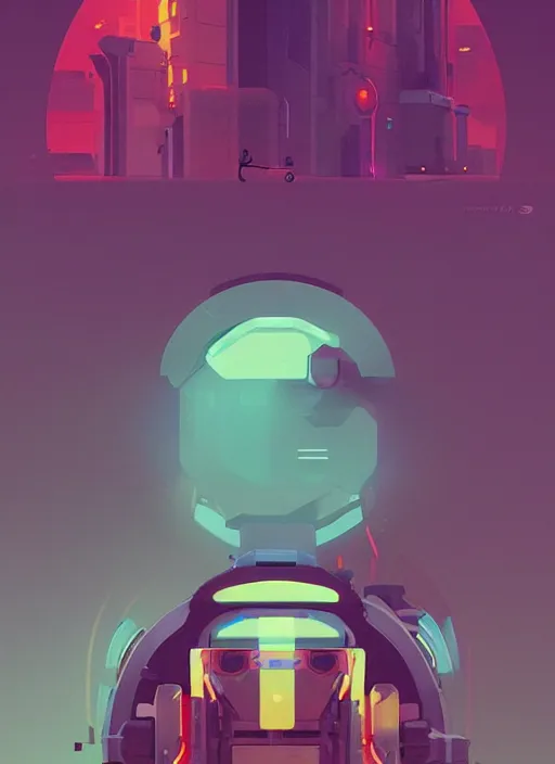 Prompt: poster art by james gilleard, cgsociety, retrofuturismr