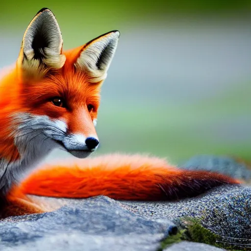 Prompt: ethereal fox, colorful, bright, award winning photo, 8k