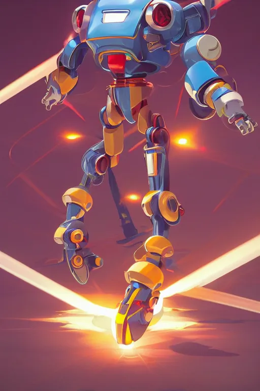 Image similar to metabots medabots medarotto medarot robot minimalist comics, behance hd by jesper ejsing, by rhads, makoto shinkai and lois van baarle, ilya kuvshinov, rossdraws global illumination ray tracing hdr radiating a glowing aura