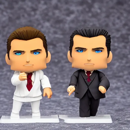 Prompt: patrick bateman nendroid