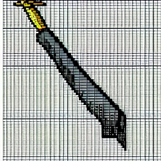 Prompt: sword, pixel art