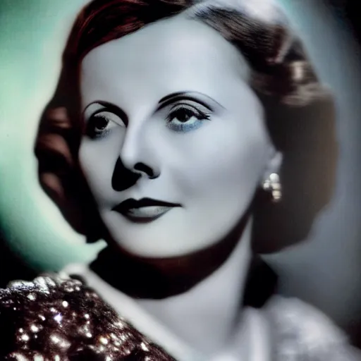 Prompt: greta garbo. in technicolor, award winning photography, 5 0 mm