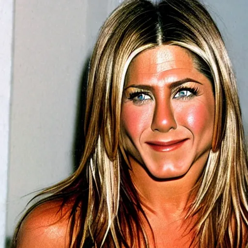 Image similar to jennifer aniston with snakes for hair, medusa