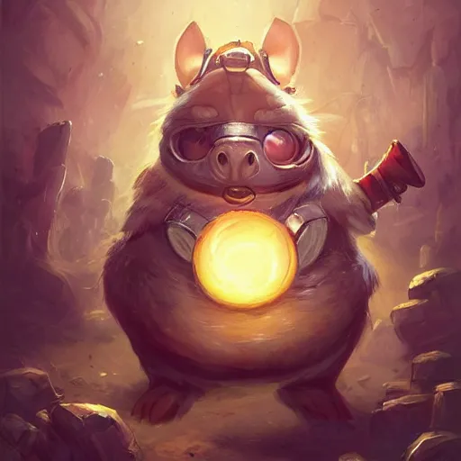 Image similar to cute little anthropomorphic Guinea Pig Battlefield I cover art, ultra wide lens shot , tiny, small, short, cute and adorable, pretty, beautiful, DnD character art portrait, matte fantasy painting, DeviantArt Artstation, by Jason Felix by Steve Argyle by Tyler Jacobson by Peter Mohrbacher, cinematic lighting