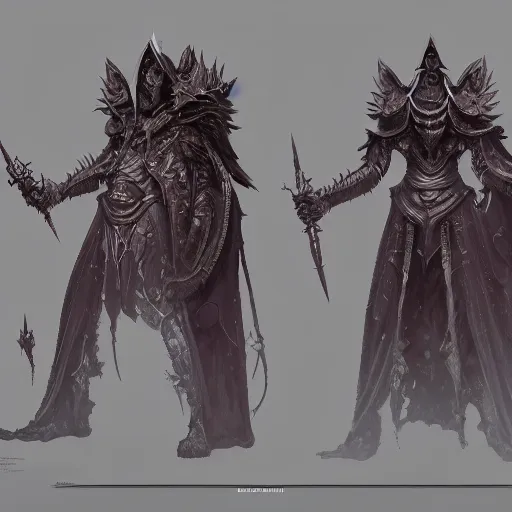 Image similar to arch lich design, character sheet, Moebius, Greg Rutkowski, Zabrocki, Karlkka, Jayison Devadas, Phuoc Quan, trending on Artstation, 8K, ultra wide angle, zenith view, pincushion lens effect.