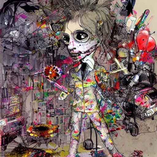 Image similar to concept art by david choe