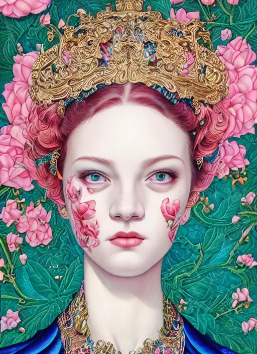 Prompt: fashion portrait :: by Martine Johanna and Chie Yoshii and Casey Weldon :: ornate, dynamic, particulate, rich colors, intricate, harper's bazaar, elegant, highly detailed, centered, artstation, smooth, sharp focus, octane render, 3d