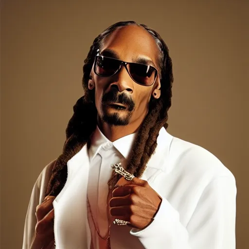 Prompt: Snoop Dogg but he's caucasian white, hyperrealistic