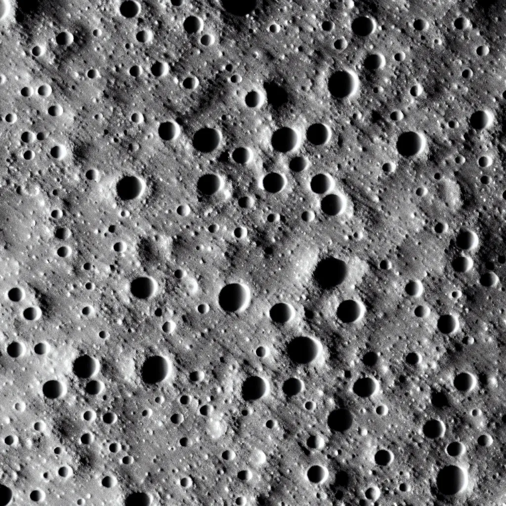 Prompt: a moon surface texture macro details