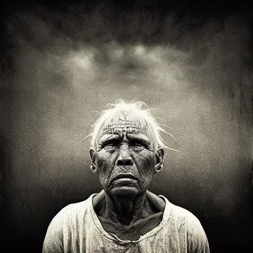 Prompt: unobtainium by lee jeffries