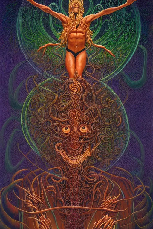 Prompt: The Ayahuasca Spirit, by Michael Whelan