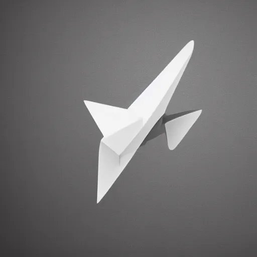 Image similar to The new Telegram logo in the form of a man launching a paper airplane, streamlined shape, streamlined shape, modern plane design, with streamlined white background, symmetrical shape, high quality,