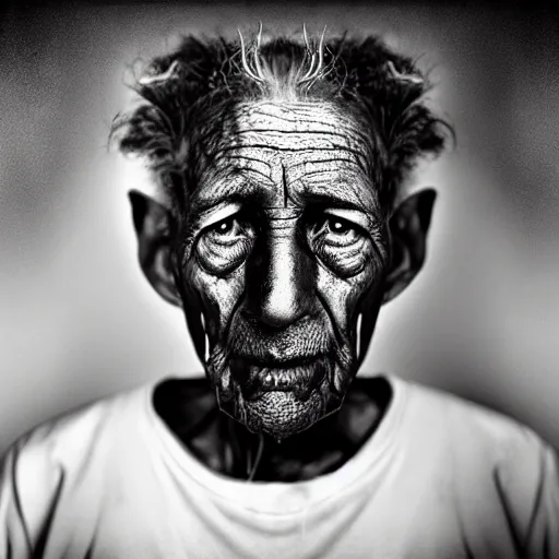 Image similar to portrait of a martian by lee jeffries