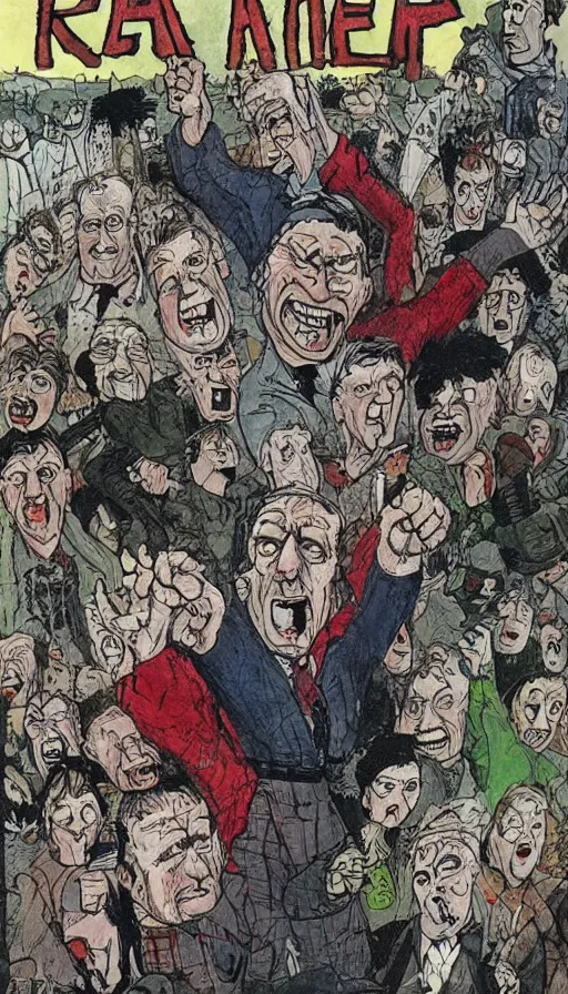 Image similar to rage, by raymond briggs