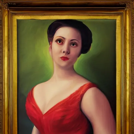 Prompt: Vivian-Vitruvianita painting by Anthony-Voncellinio