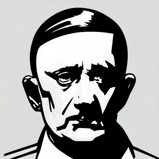 cyberpunk adolf hitler as the leader of a futuristic | Stable Diffusion ...