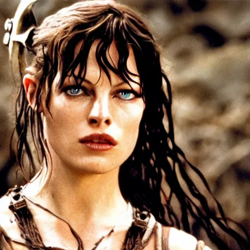 Image similar to milla jovovich in lotr,