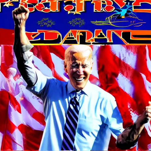 Prompt: joe biden as hokage