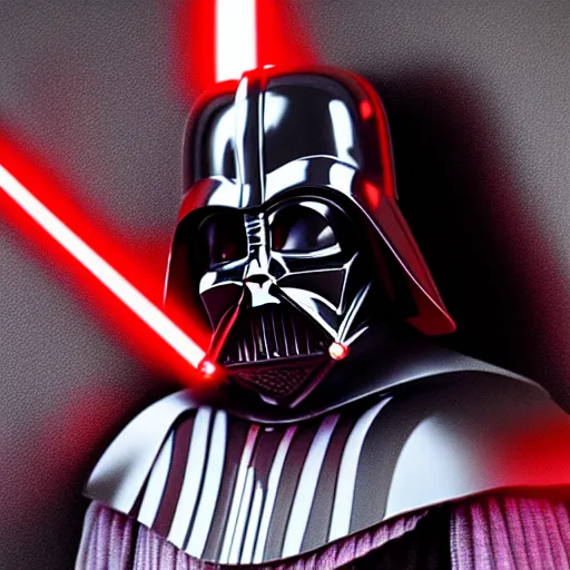 Image similar to Darth Vader Laughing, Photorealistic, 8K