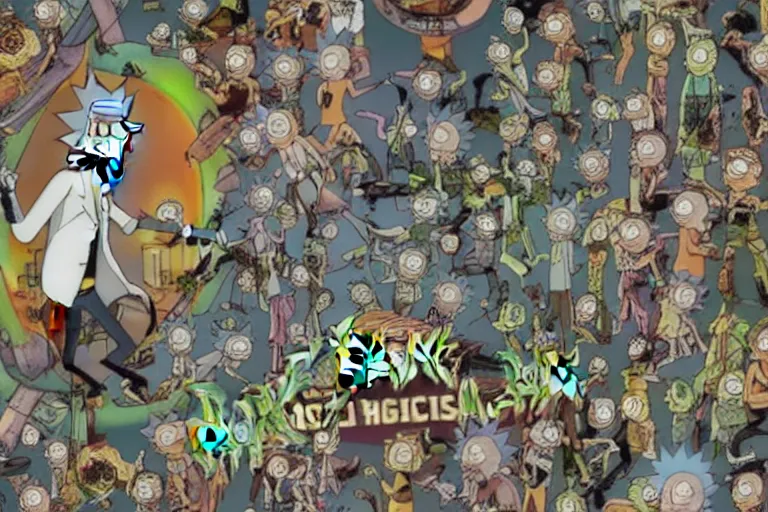 Rick and Morty - Seeizures | Trippy wallpaper, Rick and morty poster,  Trippy pictures