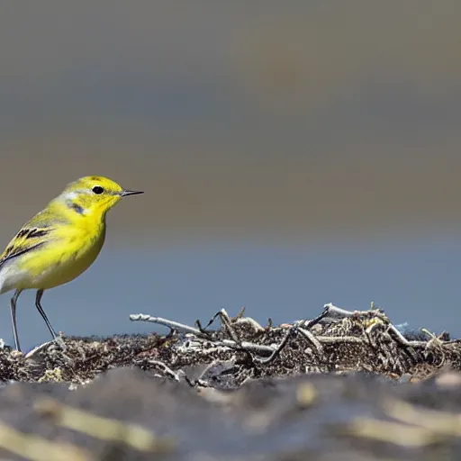 Prompt: yellow wagtail