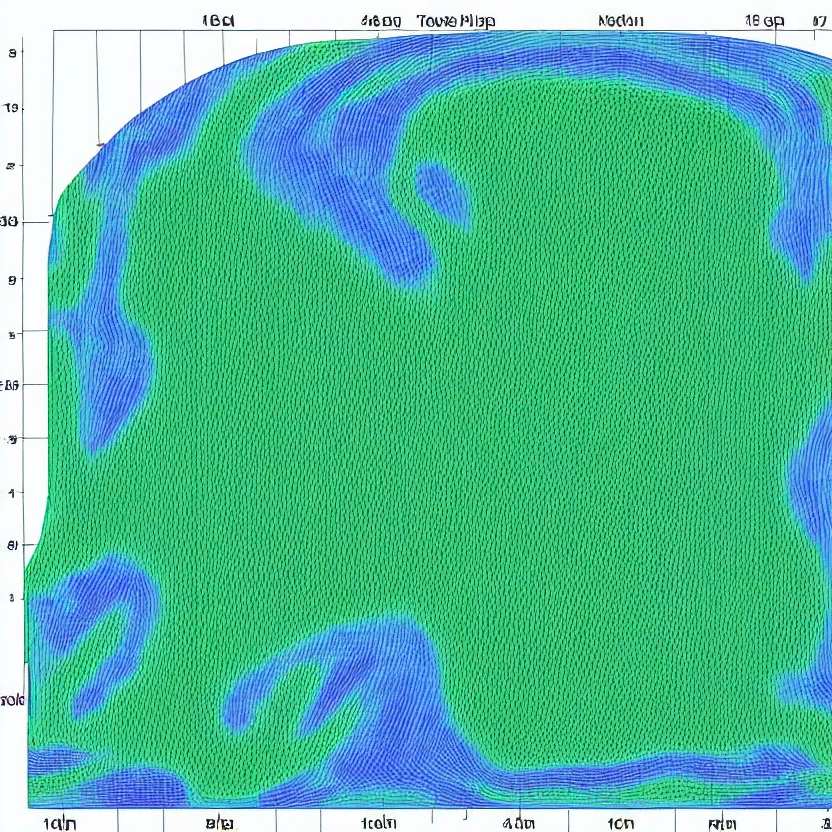 Prompt: a detailed height map of mariana trench