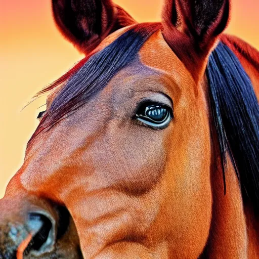 Prompt: megan thee stallion as a horse hybrid, ultra realistic, hd