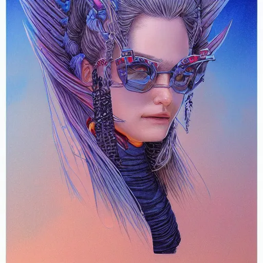 Prompt: original jean giraud digital art painting pastel goth aesthetic, highly detailed, rossdraws