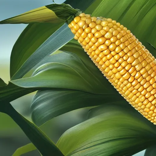 Image similar to corn king, detailed, 8k hyper realistic