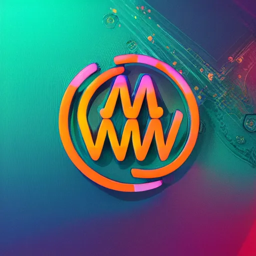 Image similar to a and w vaporwave logo, colorful, digital art, cosmic, 3 d high definition, trending on art station, photorealistic, high resolution, 8 k, octane, hyper detailed, insane details, intricate, elite, ornate, elegant trend, highly detailed and intricate, sharp focus, photography, unreal engine