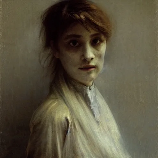 Image similar to ghost by alfred stevens