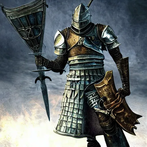 Image similar to knight in Dark Souls