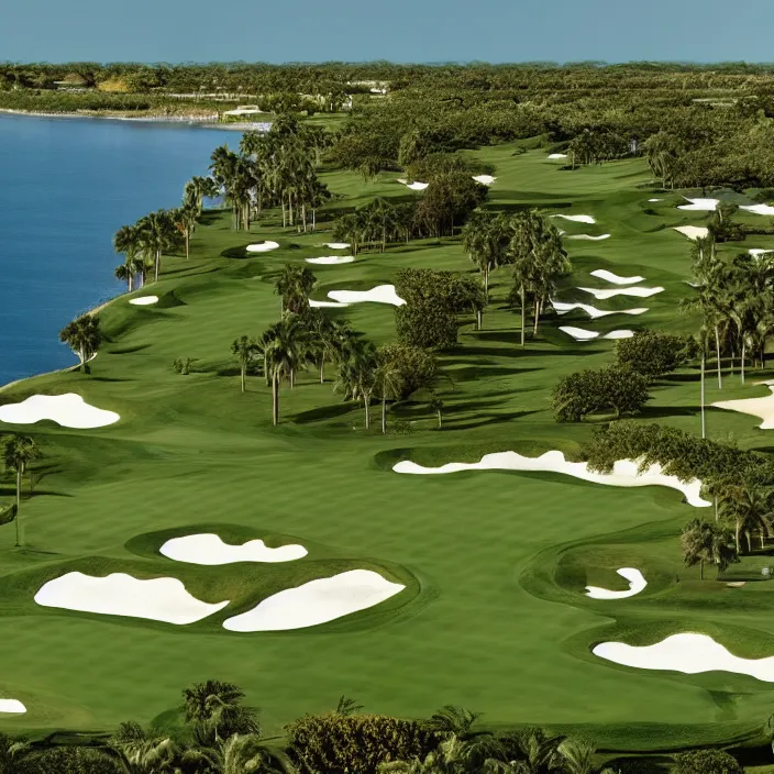 Photograph Of FBI Raid At Mar A Lago Golf Course By Stable Diffusion 