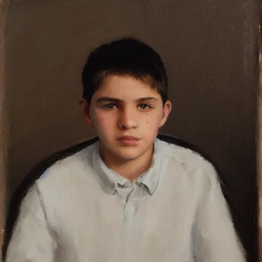 Image similar to Portrait of 14 years old boy