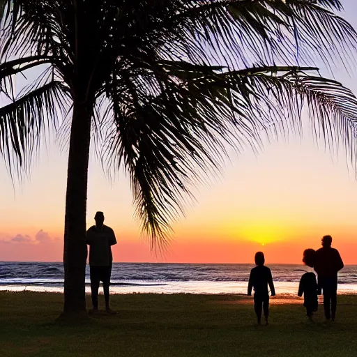 Image similar to photograph of sunset with my family in baron beach by oscar motuloh