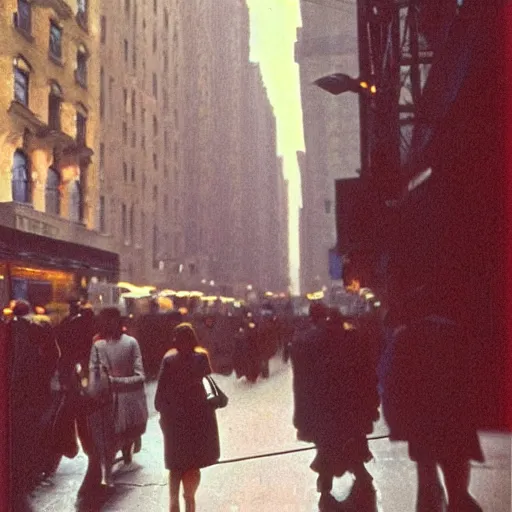 Prompt: award winning photo of a street of new york, by saul leiter, photography, ultra detailed, beautiful, real, extremely precise, elegant