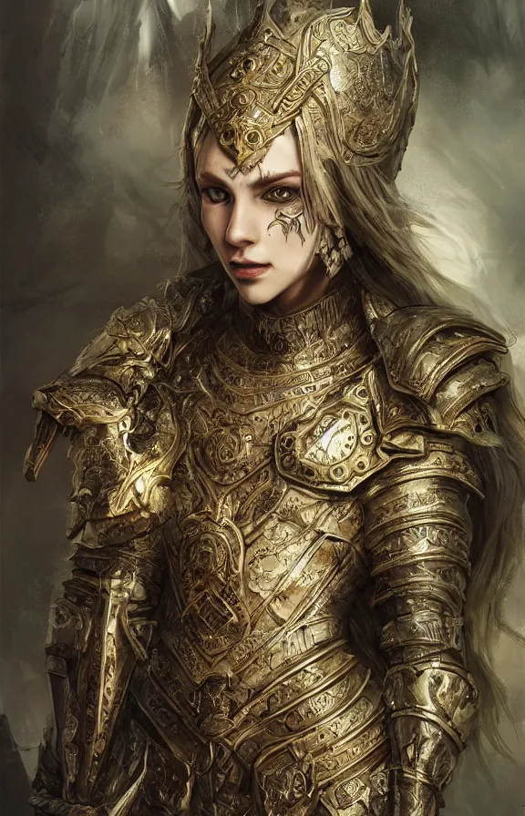 an concept art of the slavic queen, pale hair, one | Stable Diffusion ...